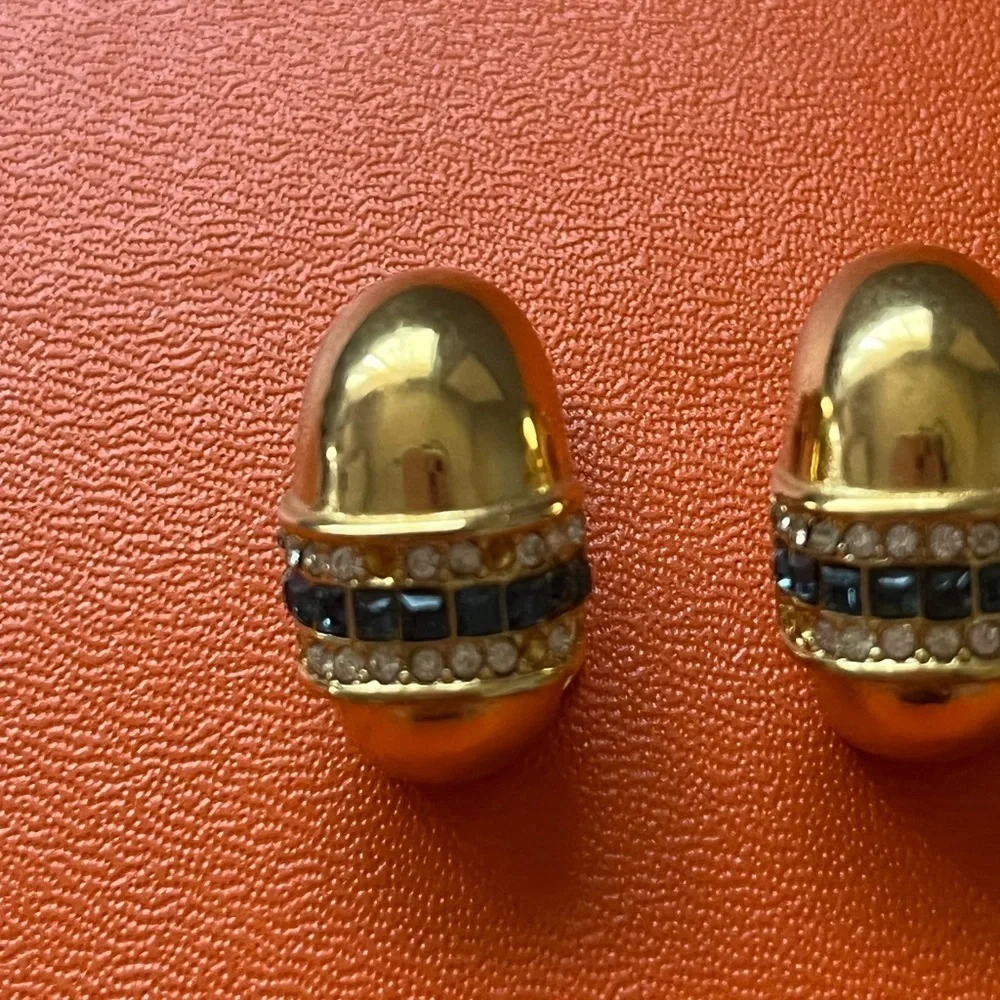 Vintage Christian Dior Clip On Earrings